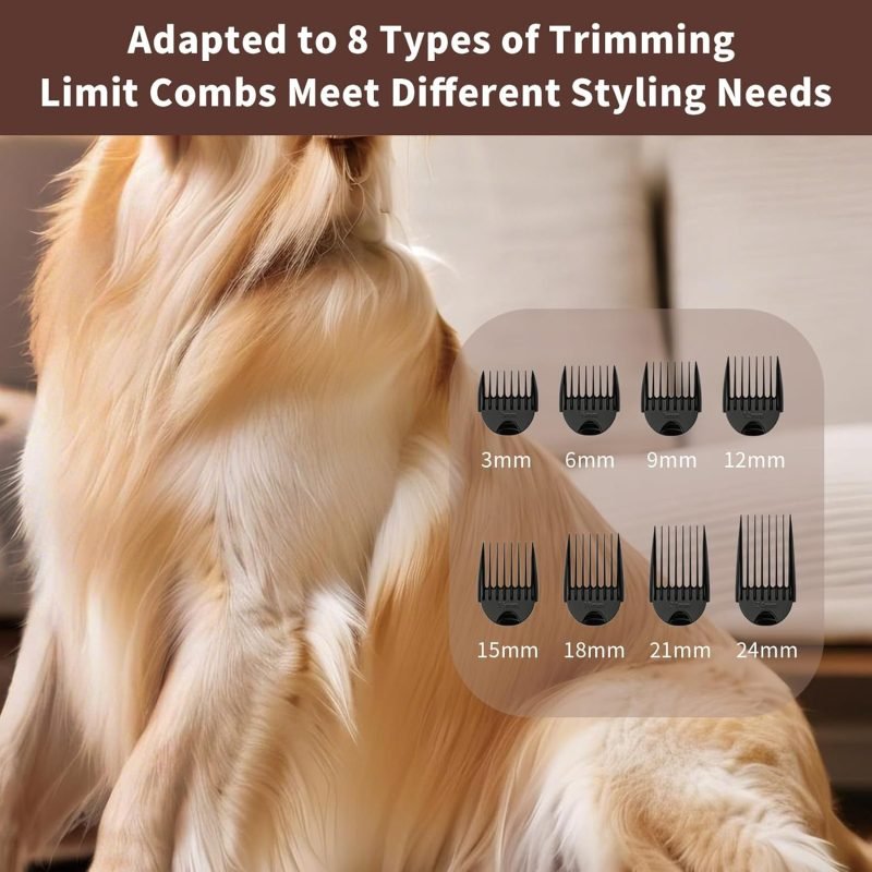 Pet Grooming Vacuum Hair: Dog Hair Grooming Kit - Professional Dog Vacuum - Deshedding Vac for Pet - Image 4
