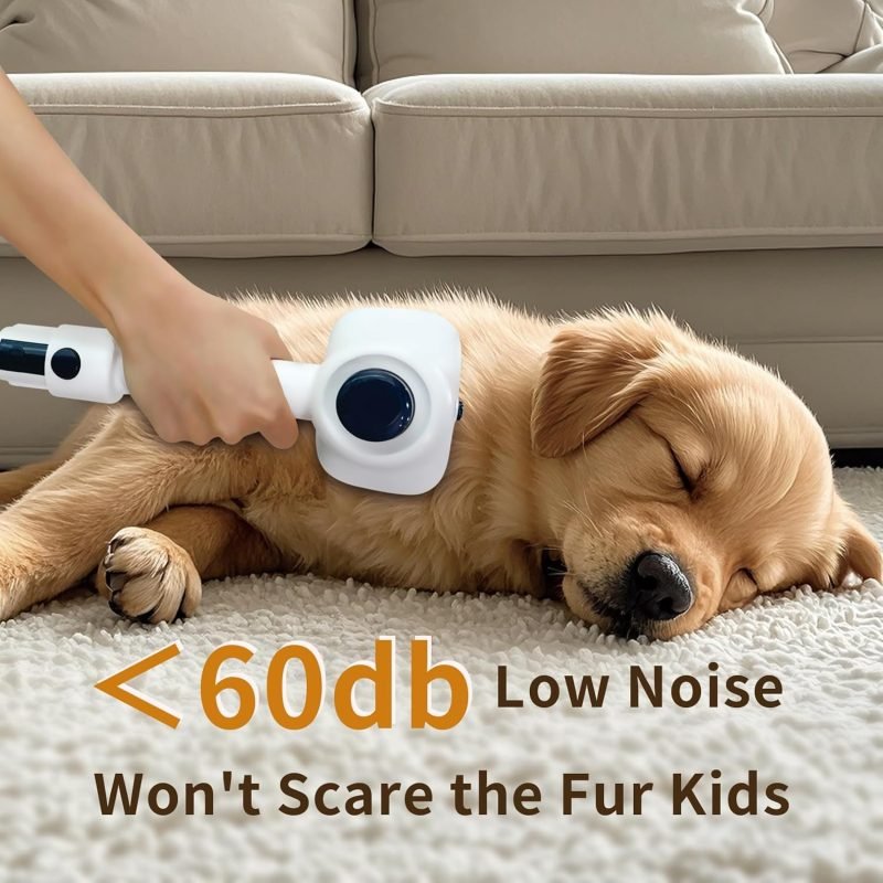 Pet Grooming Vacuum Hair: Dog Hair Grooming Kit - Professional Dog Vacuum - Deshedding Vac for Pet - Image 5