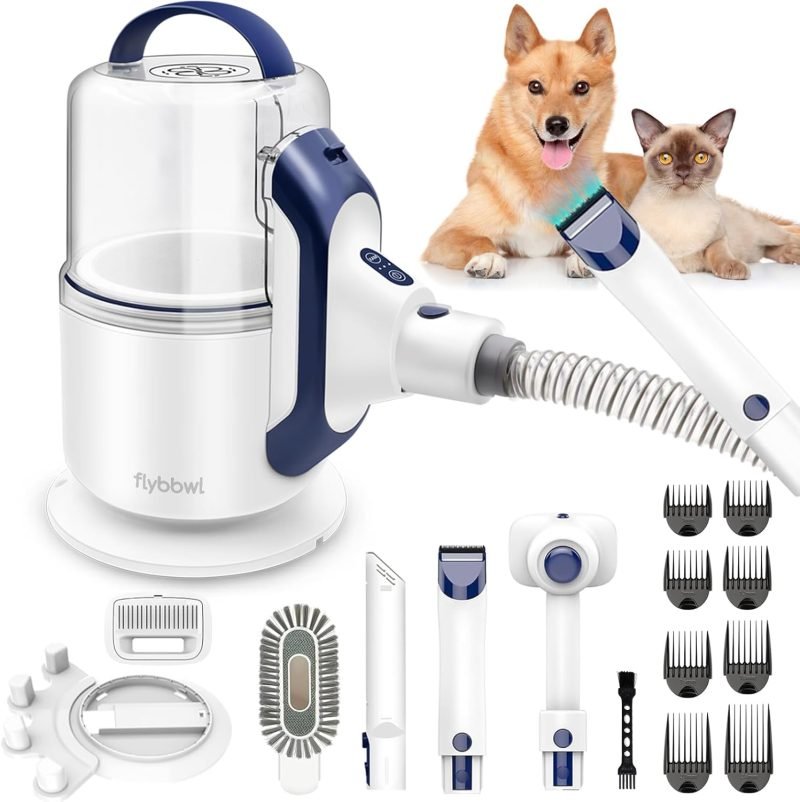Pet Grooming Vacuum Hair: Dog Hair Grooming Kit - Professional Dog Vacuum - Deshedding Vac for Pet - Image 8