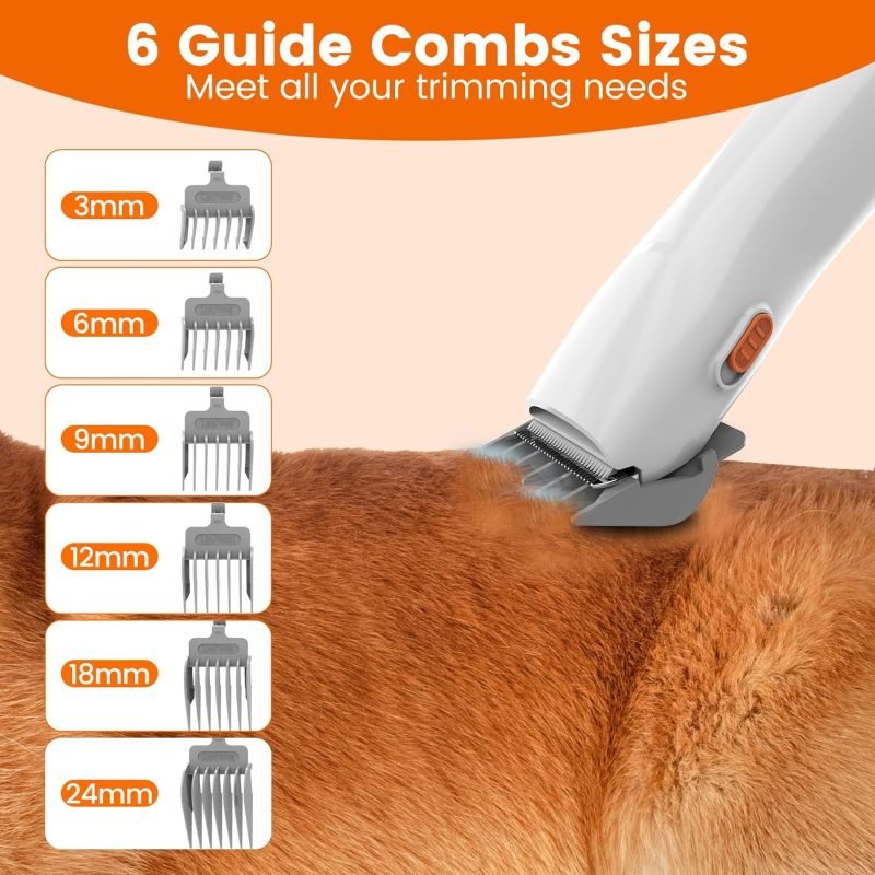Dog Grooming Vacuum, Dog Grooming Kit with Pet Clippers, 12,000Pa Pet Hair Vacuum Pet Grooming Vacuum for Dogs - Image 6